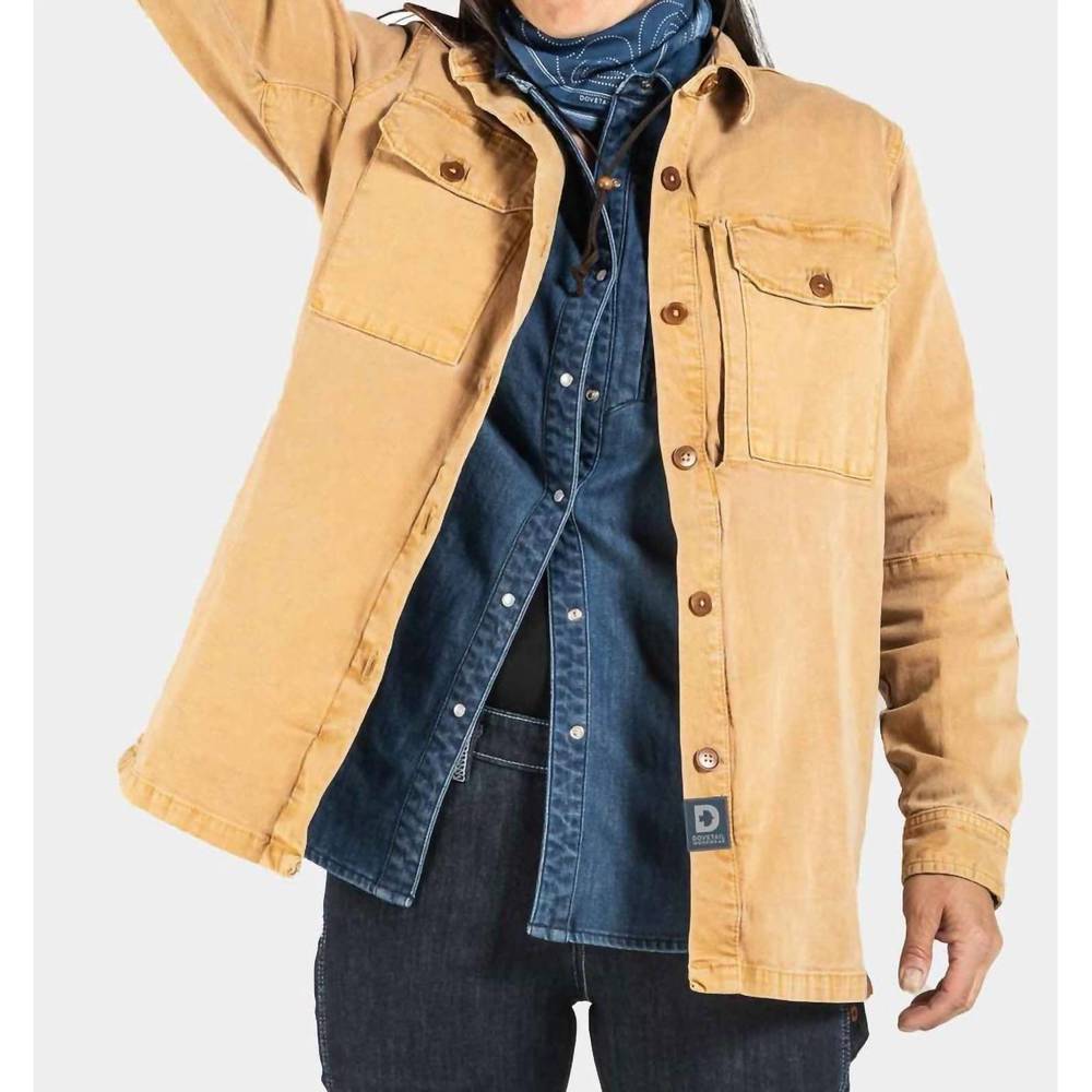 DOVETAIL WORKWEAR oahe work jac in ocre canvas